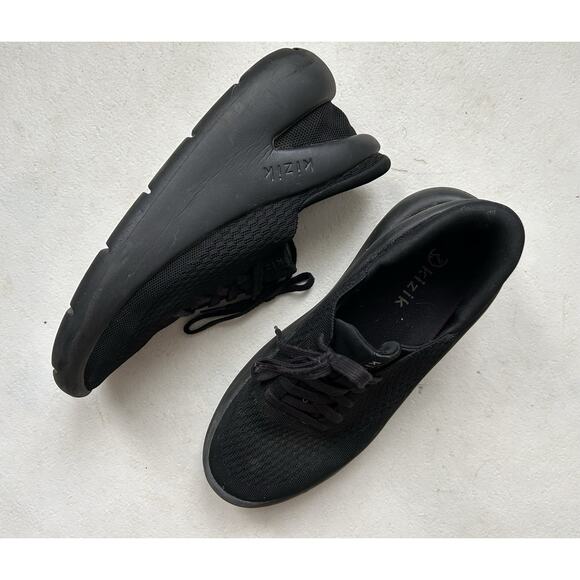 Kizik Roamer Knit Shoes Slip On Hands Free Men's 10.5 Black Sneakers - Picture 1 of 10
